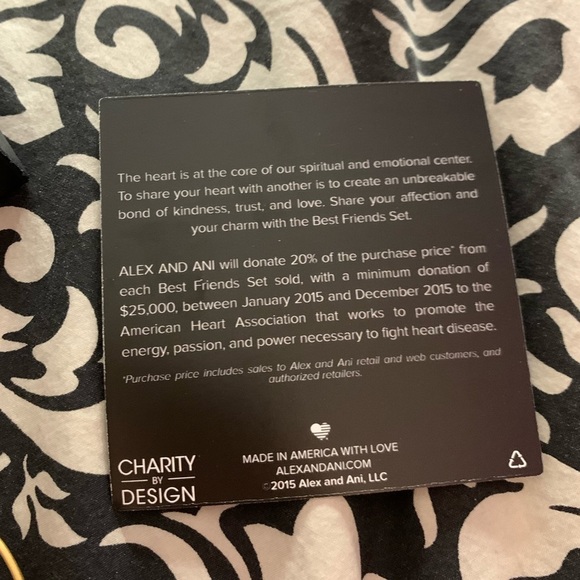 Alex and Ani Friendship Bangle Bracelet-"Best band" - Picture 3 of 4